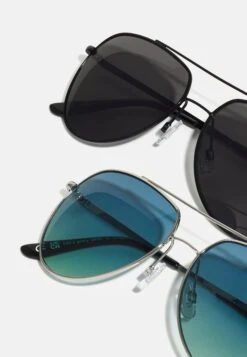 Pier One 2 Pack - Sunglasses - Black/Blue -Modern Fashion Shop 0536698a6dde466ab05cd7db74609b09