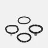 Pier One 4 Pack - Bracelet - Black -Modern Fashion Shop 08e118c931a644e4998f3b1a57086908