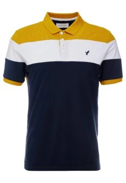 Pier One Polo Shirt - Dark Blue/Mustard -Modern Fashion Shop 0b5fce5dbc704513a7b73ce874c509e3