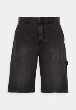 Pier One Regular Fit Carpenter - Denim Shorts -Black -Modern Fashion Shop 0f441c1e70184b8f9e44936458fd2a17