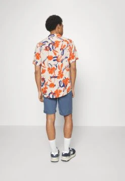 Pier One Linen Blend Drawcord Shorts- Shorts - Blue -Modern Fashion Shop 0fefc1229bd140f59c628594c0f5cb16