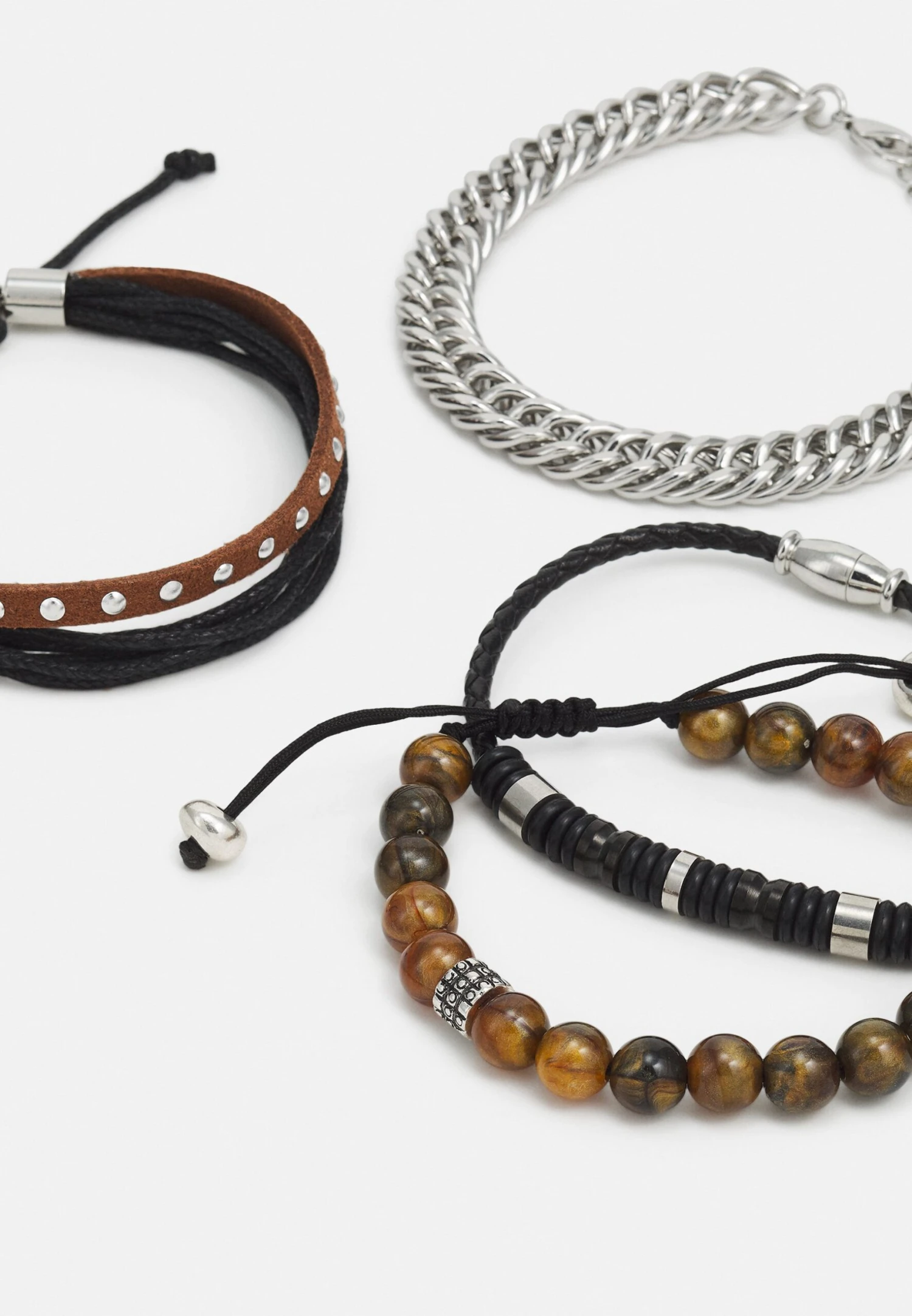 Pier One 4 Pack - Bracelet - Silver-Coloured 5 Pier One 4 Pack - Bracelet - Silver-Coloured - Image 3