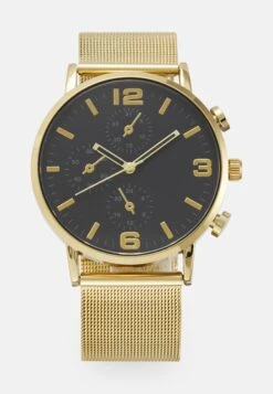 Pier One Unisex - Watch - Gold-Coloured