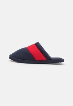Pier One Unisex - Slippers - Dark Blue/Red