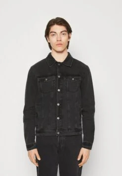 Pier One Denim Jacket - Black