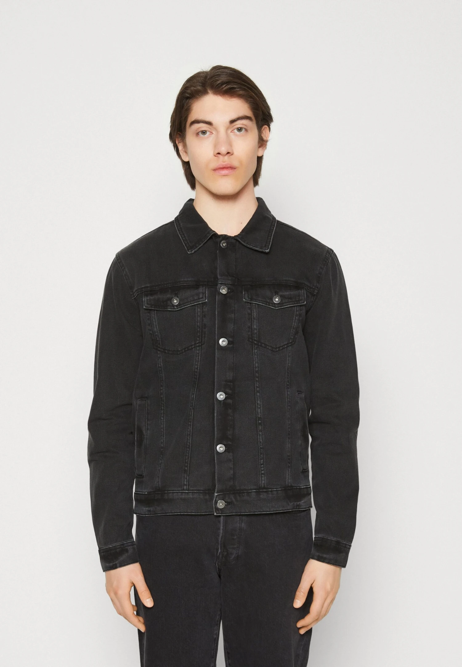 Pier One Denim Jacket - Black 3 Pier One Denim Jacket - Black