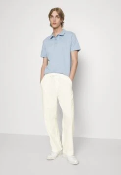 Pier One Drawcord Trousers Linen Blend - Trousers - White -Modern Fashion Shop 252c2ee40df6446a9fda0a494eb8d3a5