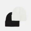 Pier One Unisex 2 Pack - Beanie - Black/White