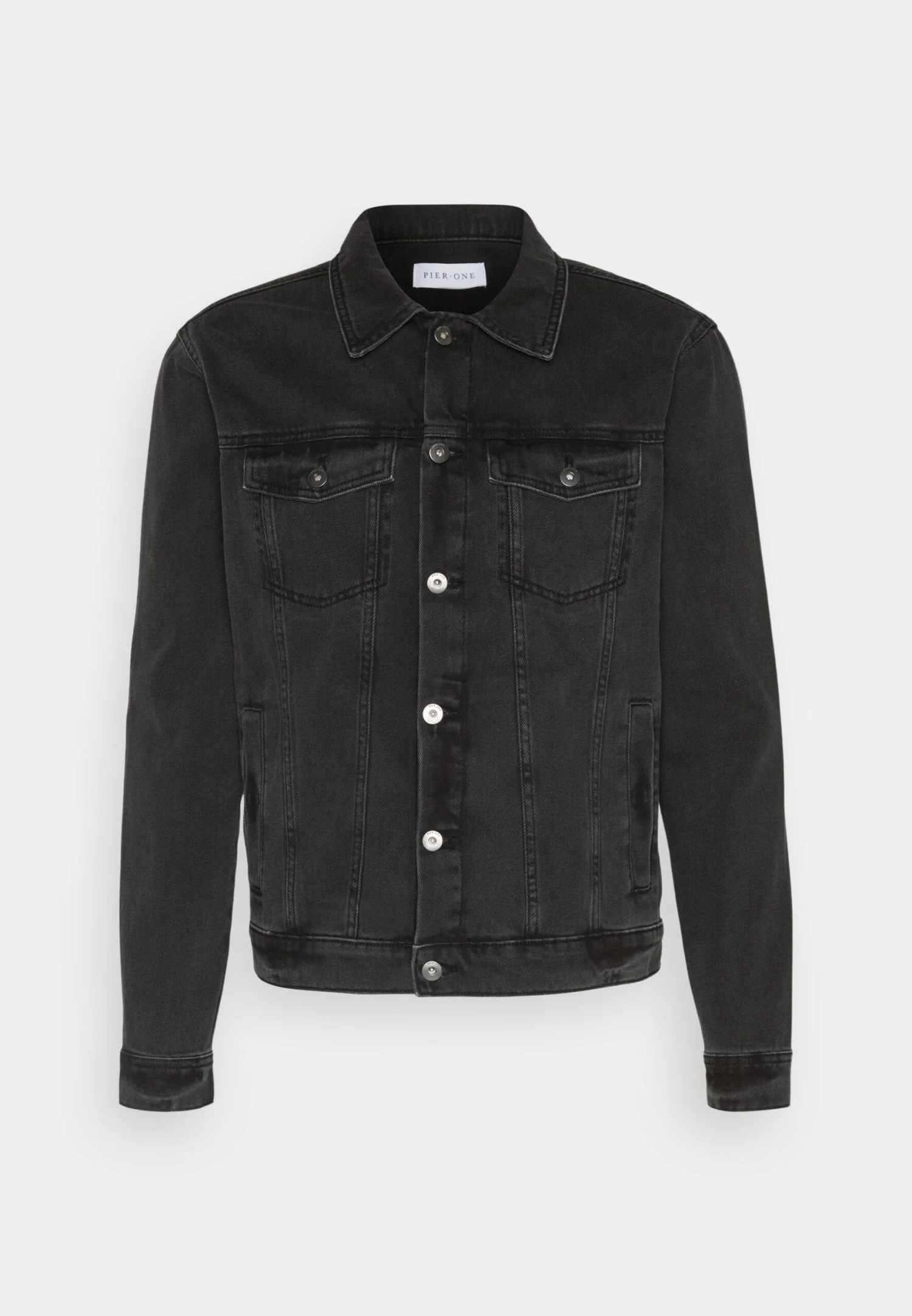 Pier One Denim Jacket - Black 7 Pier One Denim Jacket - Black - Image 5