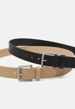 Pier One 3 Pack Unisex - Belt - Black/Beige/White -Modern Fashion Shop 3f95c75eb0e54014a9b28ebdaa590707