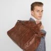 Pier One Unisex - Weekend Bag - Dark Brown 2 Pier One Unisex - Weekend Bag - Dark Brown -Modern Fashion Shop 591e5025778b4ff4b815d7467edf7e9e