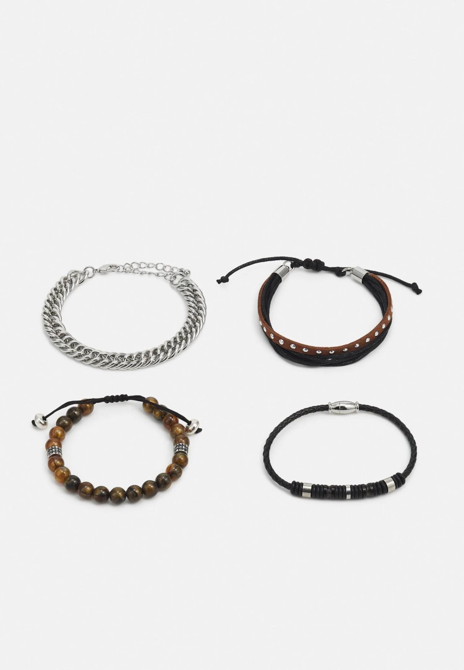 Pier One 4 Pack - Bracelet - Silver-Coloured 3 Pier One 4 Pack - Bracelet - Silver-Coloured