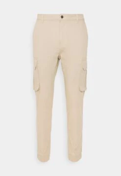 Pier One Cuffed Skinny Trouser- Cargo Trousers - Tan -Modern Fashion Shop 6cb40ff269ac4b5da48d78c12afd37ab
