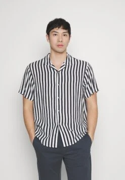 Pier One Shirt - Dark Blue/White