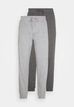 Pier One 2 Pack - Pyjama Bottoms - Mottled Dark Grey/Mottled Grey -Modern Fashion Shop 7438e3af94d84f41a7e5cef68ab55737