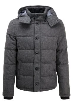 Pier One Winter Jacket - Grey Melange -Modern Fashion Shop 7454b54ee791466c972bb2db1401f09a