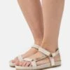 Pier One Leather - Sandals - Beige -Modern Fashion Shop 760e88b5744641bfbcf56352633f0837