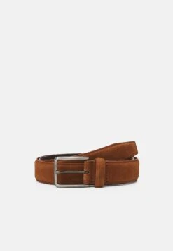 Pier One Leather Unisex - Belt - Cognac