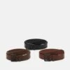 Pier One 3 Pack Unisex - Belt - Black/Brown /Cognac 2 Pier One 3 Pack Unisex - Belt - Black/Brown /Cognac -Modern Fashion Shop 88ed98c354f84bff9b43540293b418f9