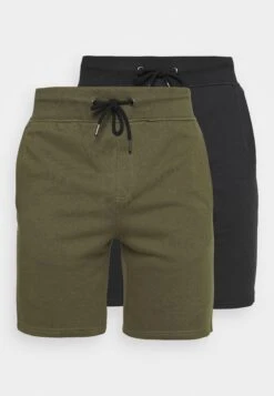 Pier One 2 Pack - Shorts - Black/Olive 12 Pier One 2 Pack - Shorts - Black/Olive -Modern Fashion Shop 97446a5d1f4444a39e0756e4edaa81f0