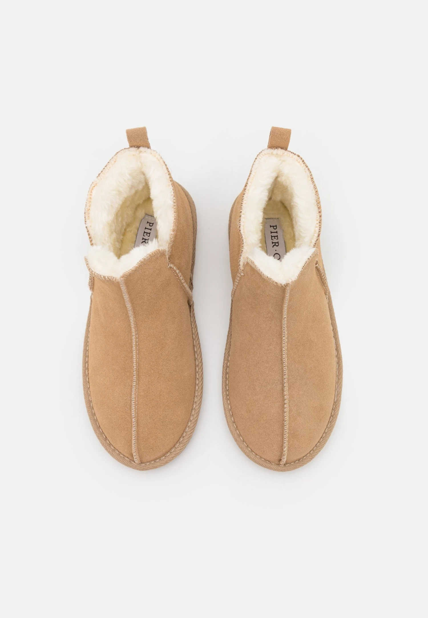 Pier One Leather- Slippers - Beige 8 Pier One Leather- Slippers - Beige - Image 6