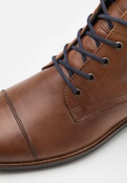 Pier One Leather - Lace-Up Ankle Boots - Cognac -Modern Fashion Shop a41644e556154fdc8a8a3342115f0f6a