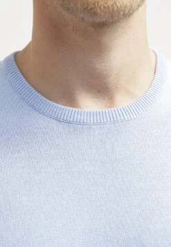 Pier One Basic Crewneck - Jumper - Light Blue -Modern Fashion Shop b041e581fd1148bba0db07cb588bf608