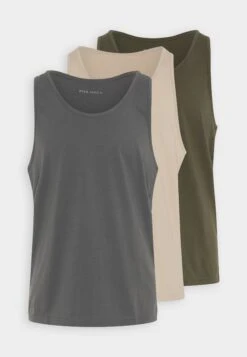 Pier One 3 Pack - Top - Olive/Off-White/Stone -Modern Fashion Shop b8085e069c094837abcd91f51752de0e