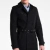 Pier One Trenchcoat - Black -Modern Fashion Shop ca6015a78a594c8da503176ac1dbb718