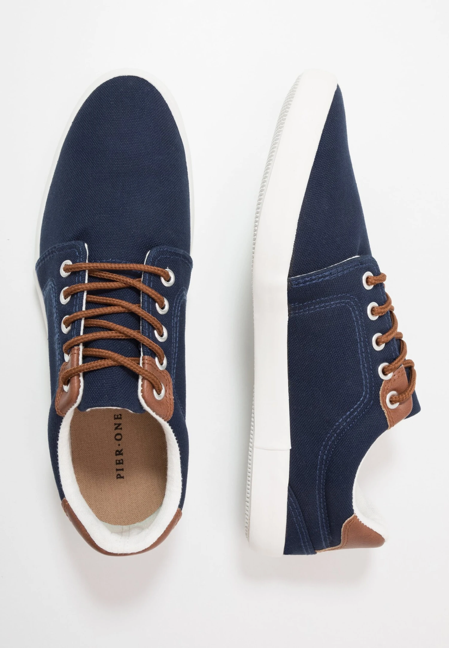 Pier One Unisex - Trainers - Dark Blue 4 Pier One Unisex - Trainers - Dark Blue - Image 2