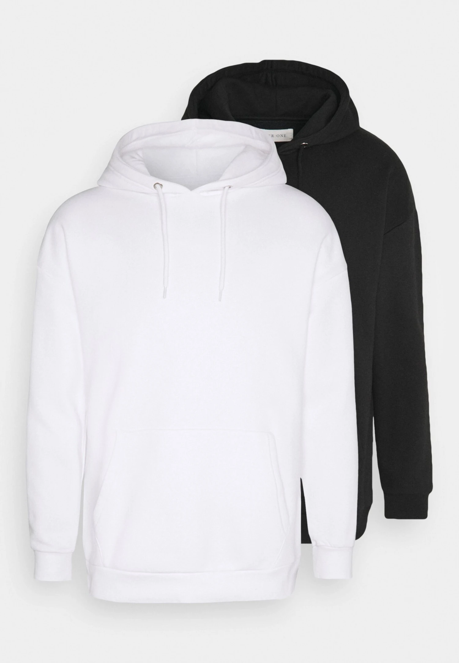 Pier One 2 Pack - Hoodie - White/Black 9 Pier One 2 Pack - Hoodie - White/Black - Image 7