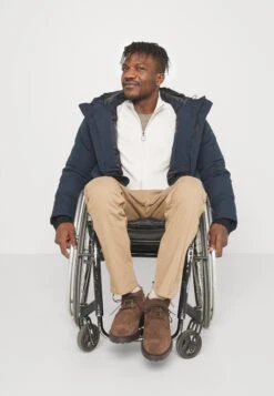 Pier One Winter Jacket - Dark Blue -Modern Fashion Shop dd278216f0224bbd841f4c2358b053bd