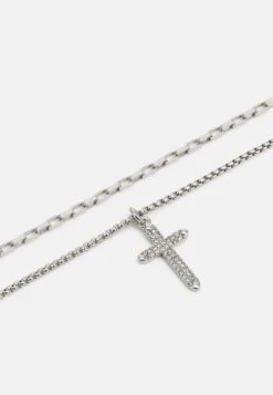 Pier One 2 Pack - Necklace - Silver-Coloured -Modern Fashion Shop e42a886ec2cf4c778fd634ddb3804b3a