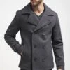 Pier One Short Coat - Dark Grey 2 Pier One Short Coat - Dark Grey -Modern Fashion Shop ec6b1303a8214ac890d73b02f48d4e22