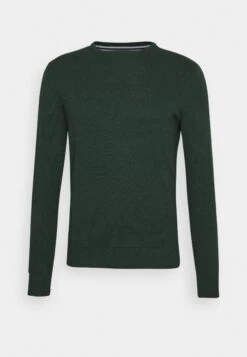 Pier One Basic Crewneck - Jumper - Mottled Dark Green -Modern Fashion Shop ed0d07d298fc4765845341d2b8f1838a