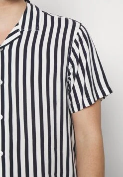 Pier One Shirt - Dark Blue/White -Modern Fashion Shop f04216a06fc842d38c3fc0f259374953