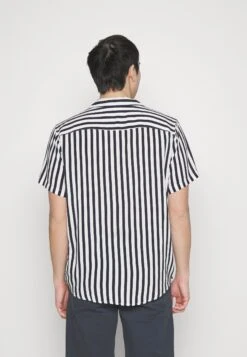 Pier One Shirt - Dark Blue/White -Modern Fashion Shop f20c4c98ed0f469fb44c9fcda6a564b8