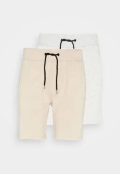 Pier One 2 Pack - Shorts - Grey/Beige -Modern Fashion Shop f4599e2dafe14214b9e4b26698b6585e