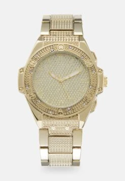 Pier One Unisex - Watch - Gold-Coloured