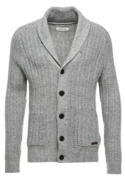 Pier One Cardigan - Mottled Dark Grey -Modern Fashion Shop fba2109b74be46bdafe437909b97f227