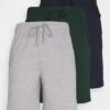 Pier One 3 Pack - Pyjama Bottoms - Dark Blue /Mottled Dark Grey/Dark Green -Modern Fashion Shop fbadd663c5594d29a25948737d7d986a
