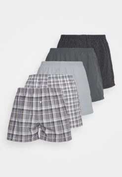 Pier One 5 Pack - Boxer Shorts - Black/Grey/White